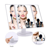 Vanity Makeup Mirror Trifold 21 LED Lighted